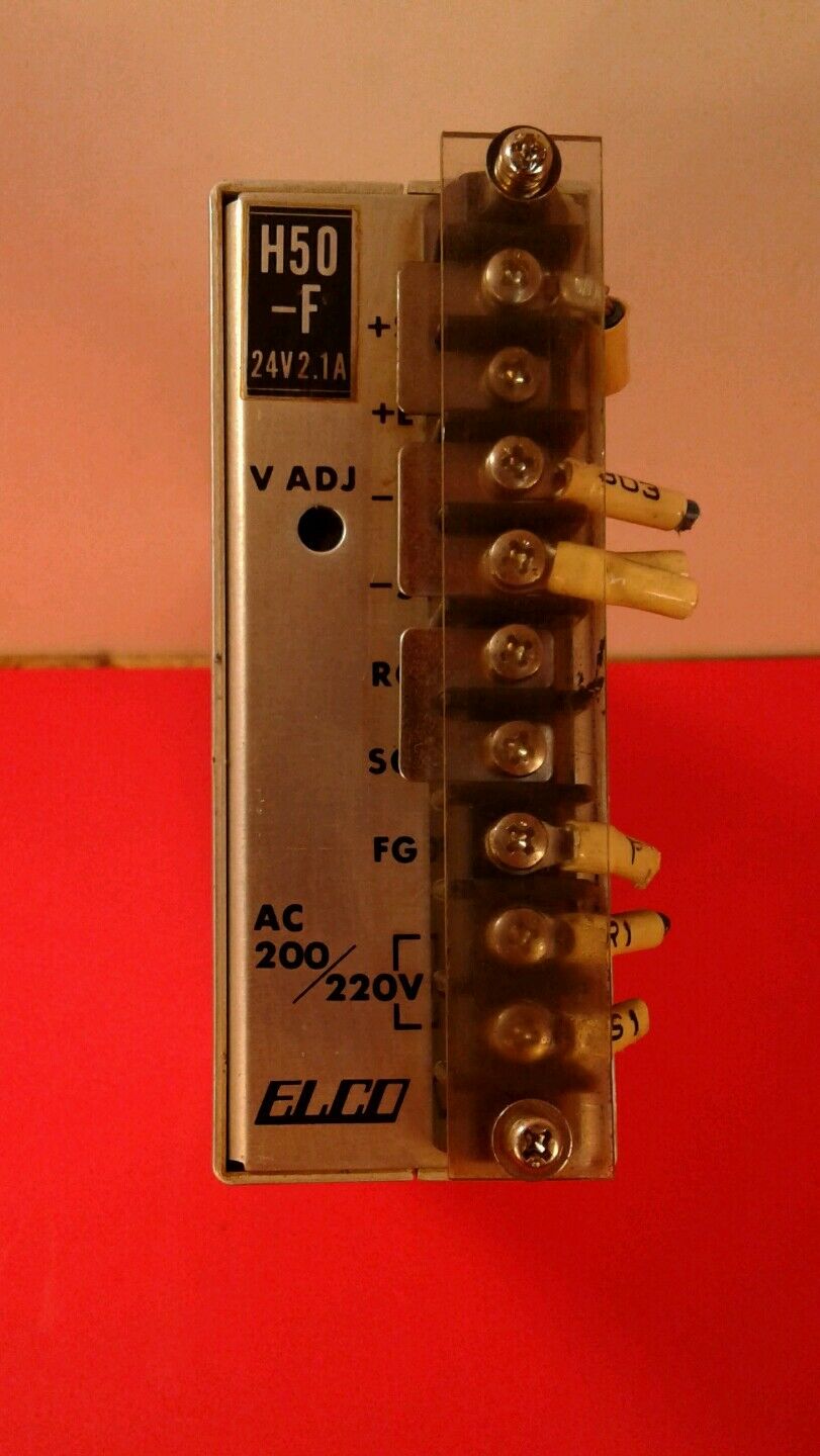 Elco Power Supply, H50-F, 24V, 2.1A, AC200/220.  4D
