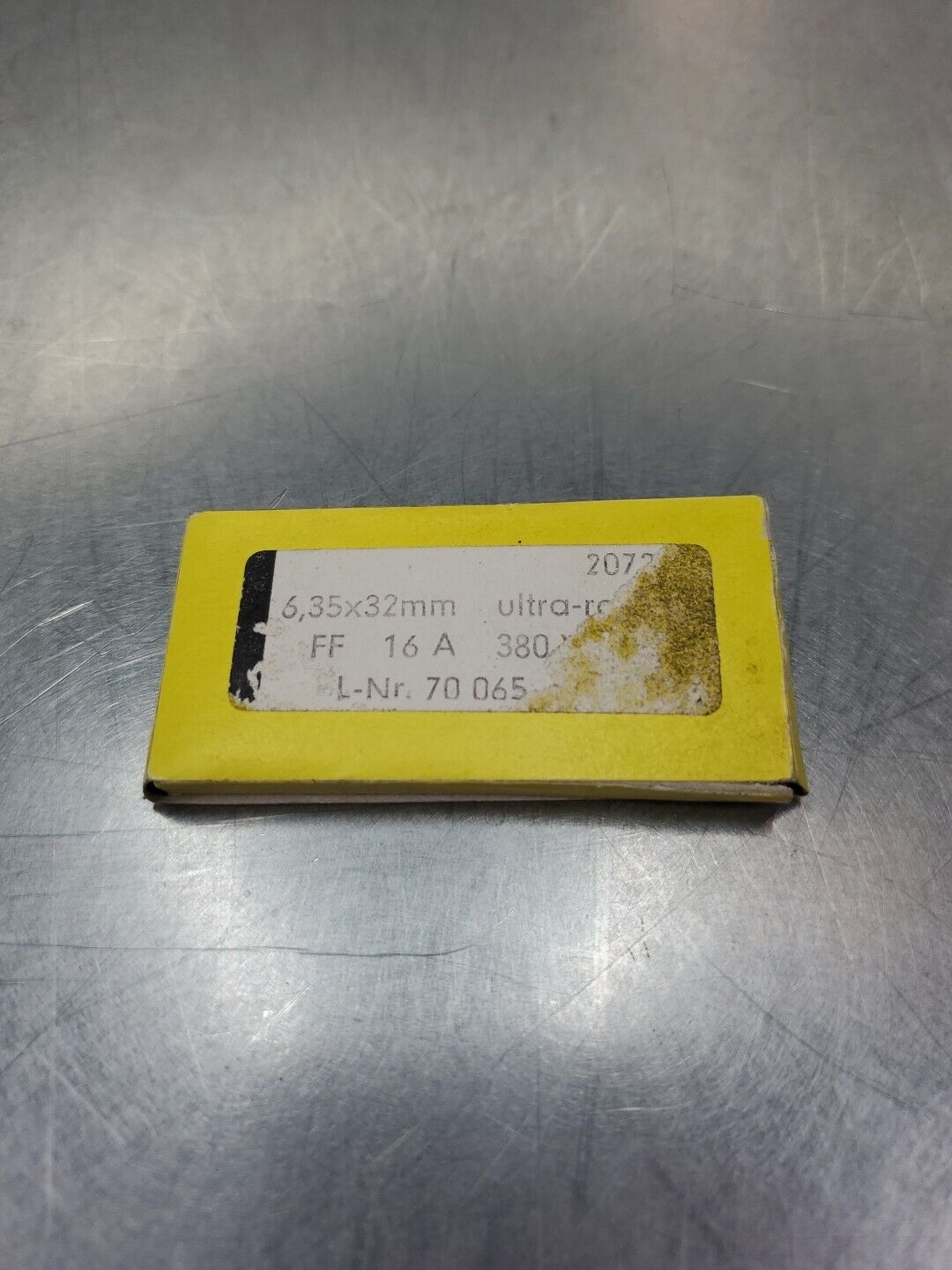 SIBA L-Nr. 70-065 16A 380V Fuse, (6.35x32mm) Lot of 4.                     4E-21