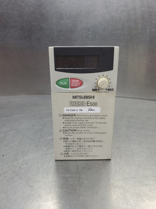 Mitsubishi Electric FR-E520-0.75K Inverter Drive - Full HMI.               1B-12