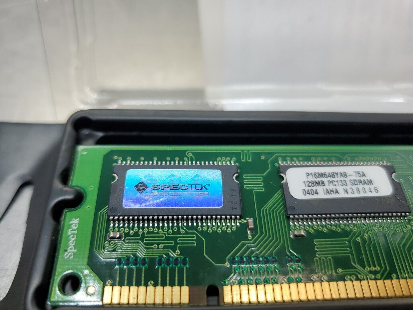 Spectek P16M648YA9-75A 128MB PC-133 SDRAM Card.                             3D-5