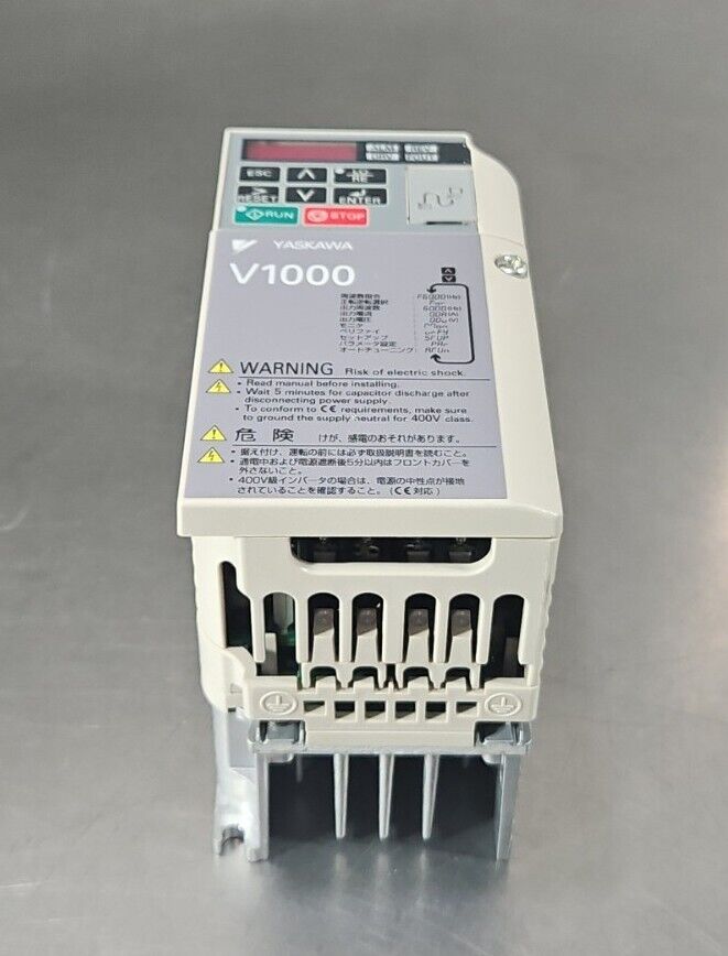 Yaskawa CIMR-VA2A0004BAA (SI-N3/V V1000) Variable Freq. Drive - PRG 1018    1E-2