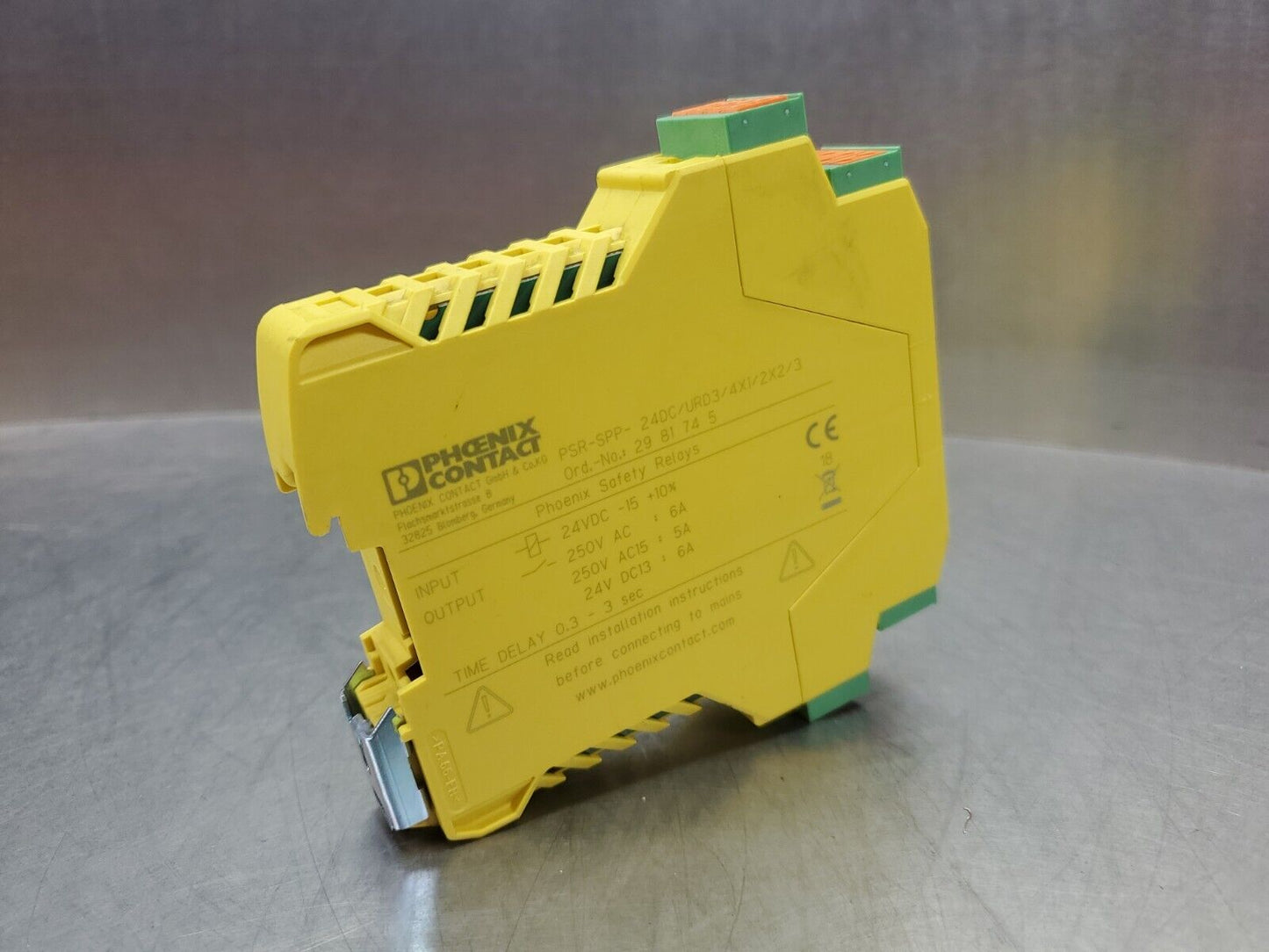 PHOENIX CONTACT PSR-SPP-24DC/URD3/4X1/2X2/3  SAFETY RELAY (2981745)         3B-9