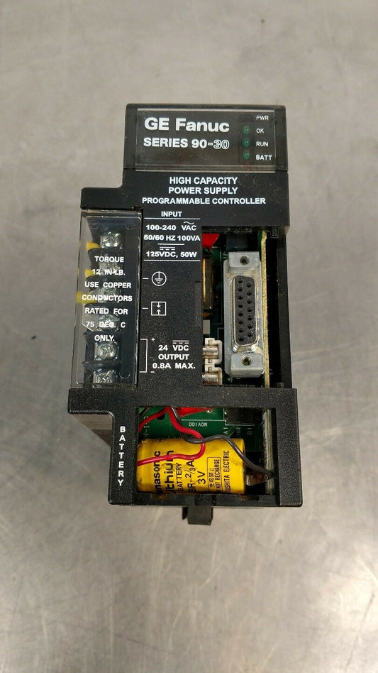 GE FANUC IC693PWR330G 120/240VAC HI-CAP 30W POWER SUPPLY EW