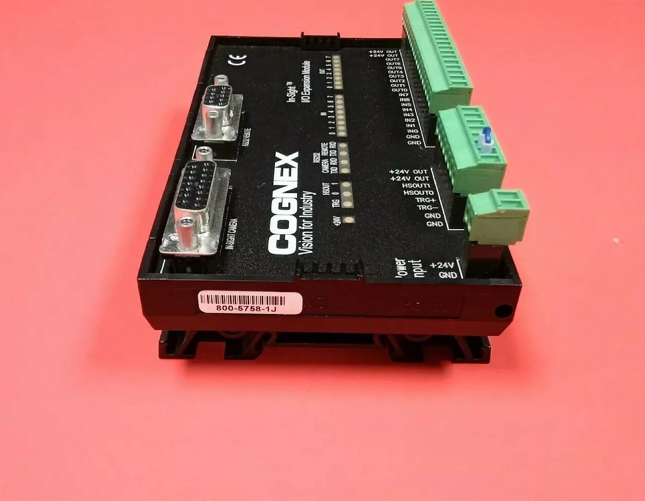 Cognex 800-5758-1J MPS 80 In-Sight I/O Expansion Module                     3D-3
