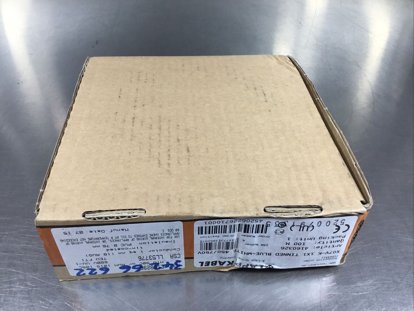 Lapp Kabel X07V-K 1X1 TINNED BLUE-WHITE 450/750V     6B-1