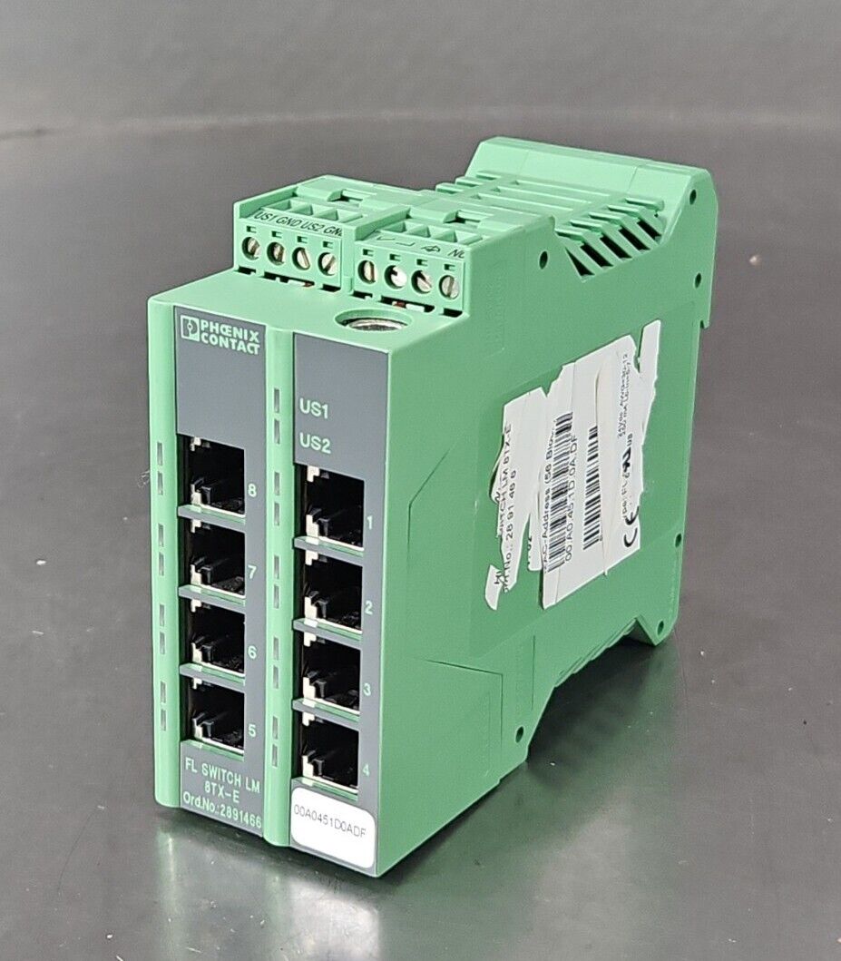 Phoenix Contact FL SWITCH LM 8TX-E Ethernet Switch.                        4D-20