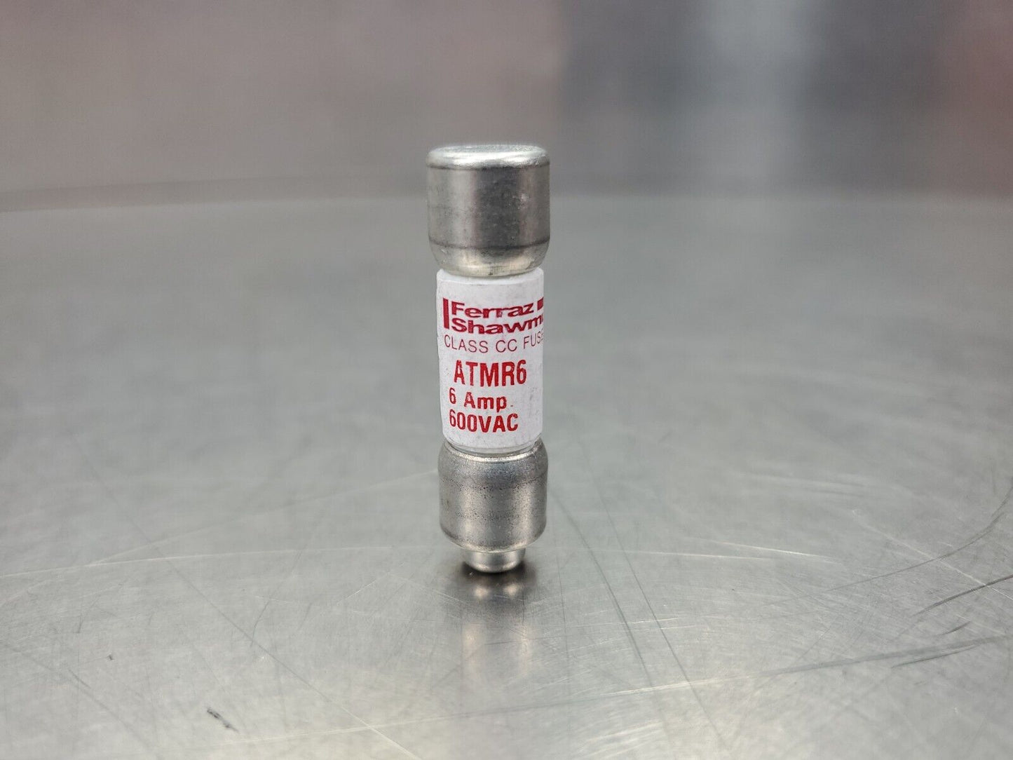 Ferraz Shawmut ATMR6 Class CC Current Limiting Fuse, 6A 600V            4D-BOX#3