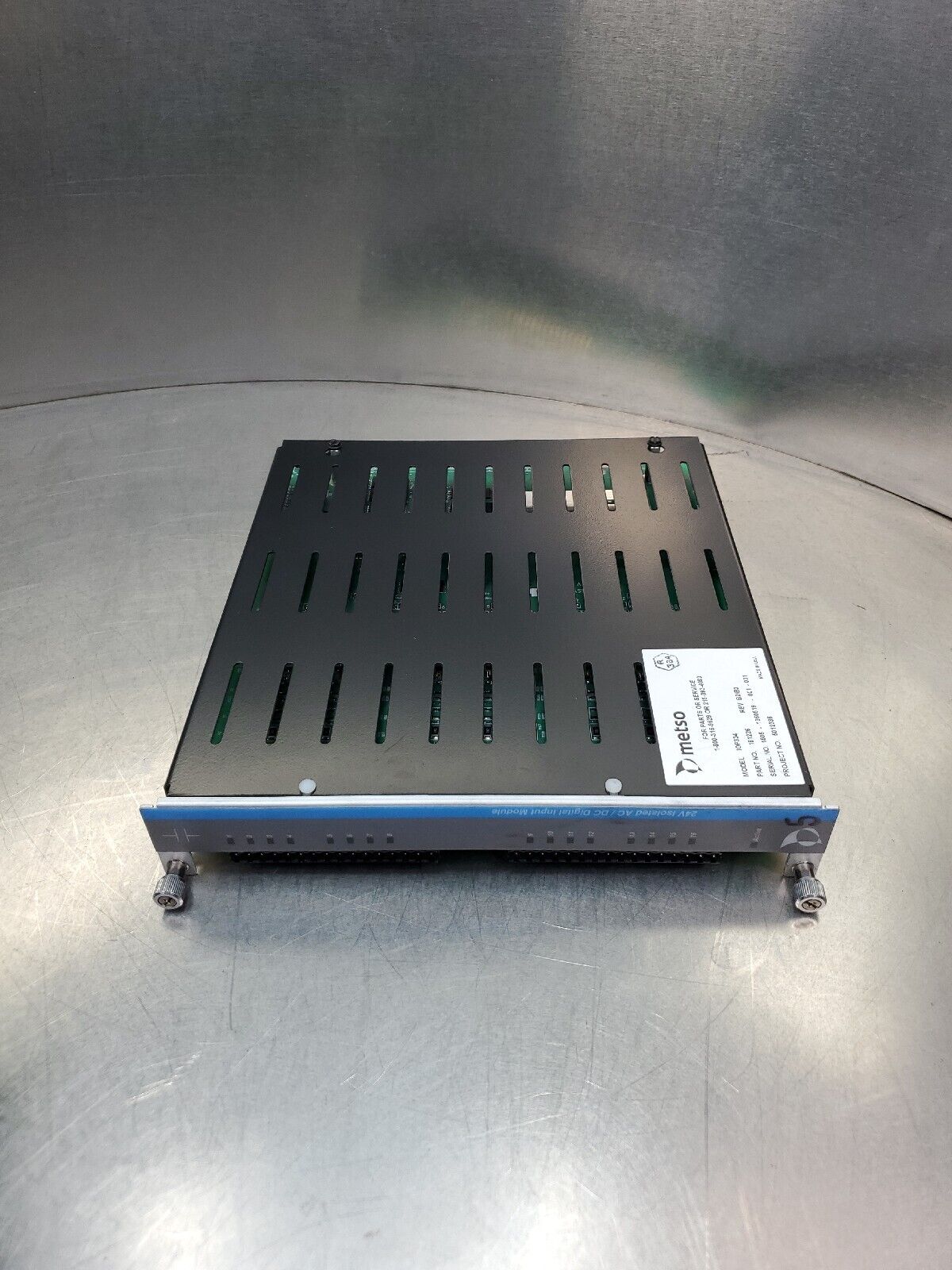 METSO IOP334 REV B2/B3 24V ISOLATED AC/DC DIGITAL INPUT MODULE              3F-4