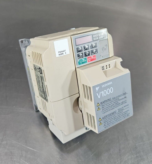 YASKAWA CIMR-VU4A0002FAA with SI-N3/V. PRG:1019. V1000 DRIVE.              1B-15