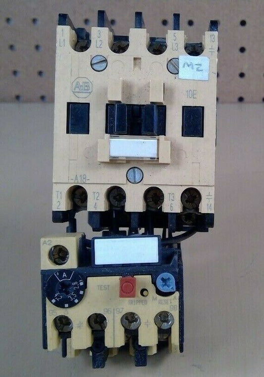 Allen-Bradley 100-A18ND3 Ser. C  Contactor w/ 193-BSB 42 Ser. B Overload    4E-6