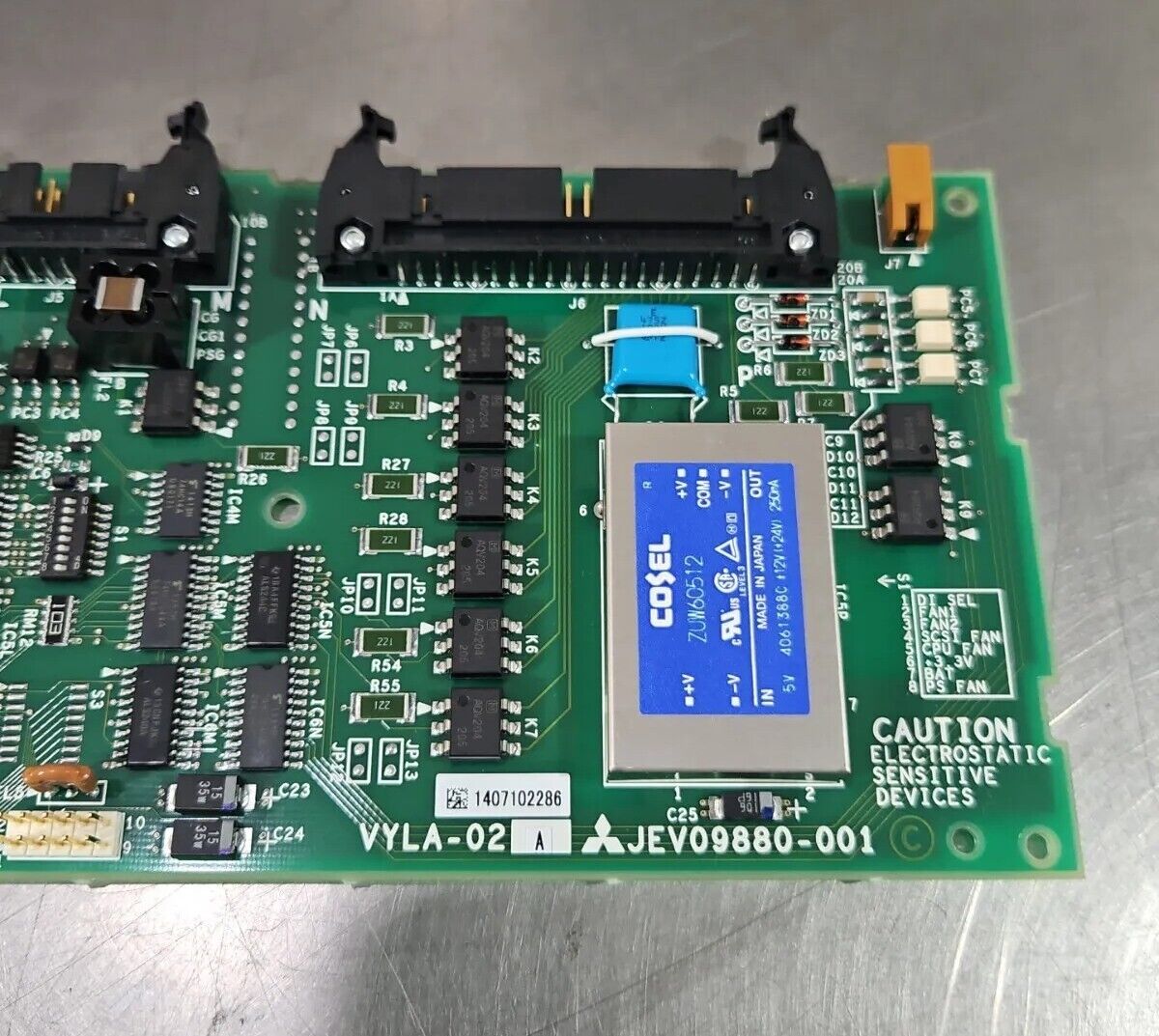 Mitsubishi JEV09880-001 CPU Board - VYLA-02                            Loc 3A-18
