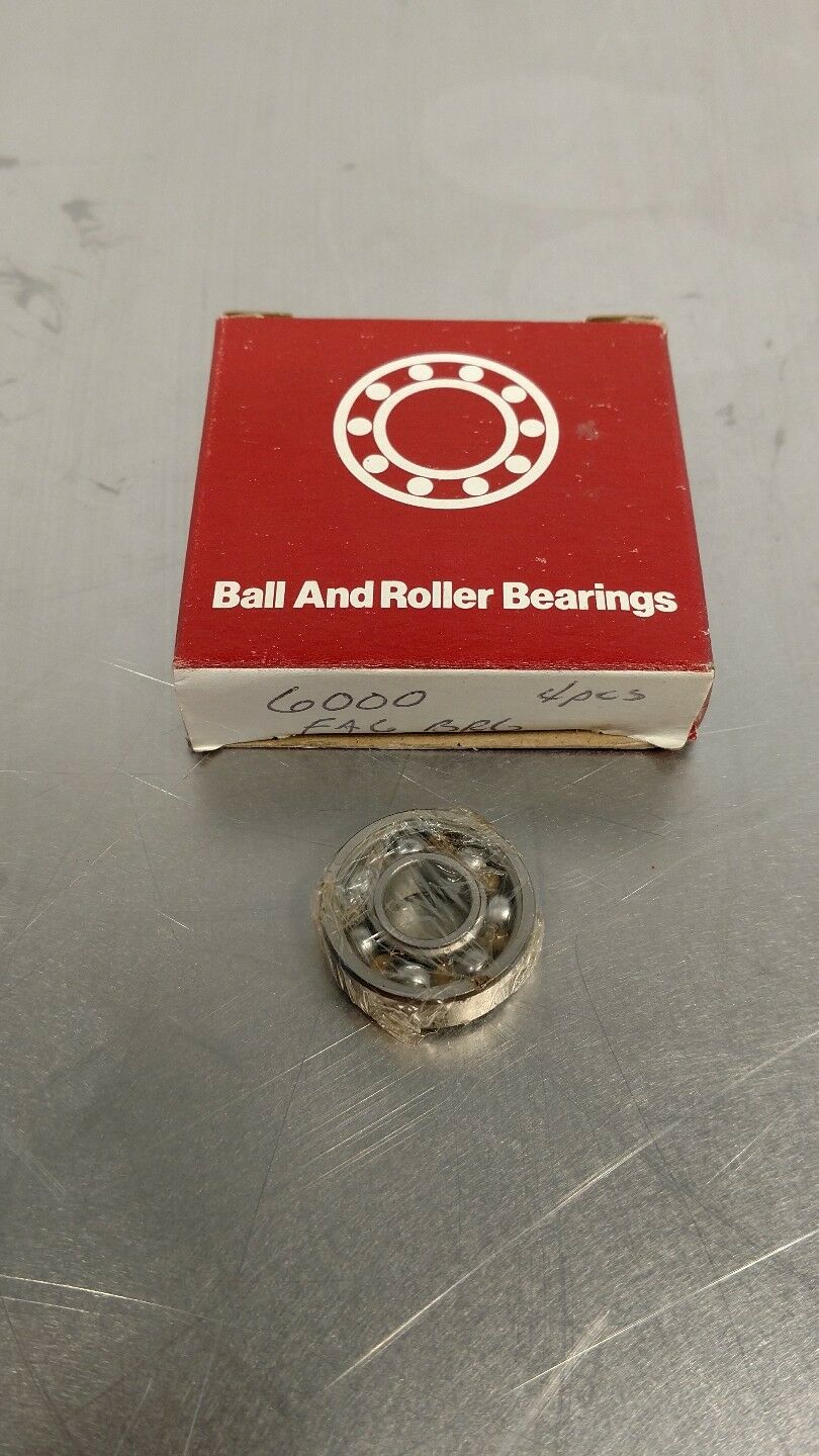 FAG 6000 Spherical BRG Ball Bearing 4-COUNT 6B
