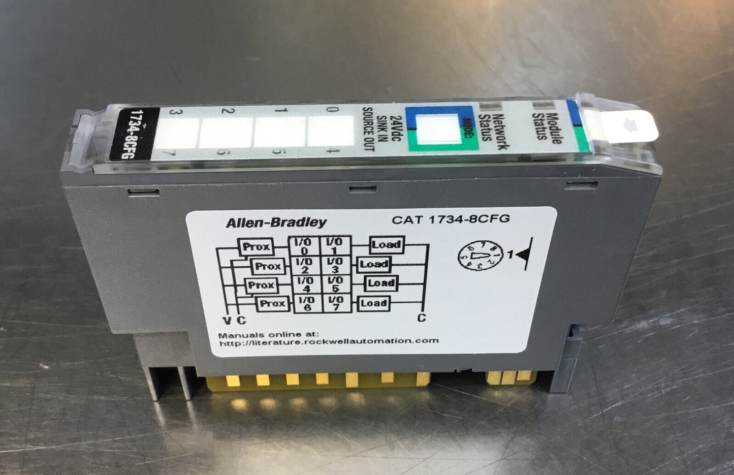 ALLEN BRADLEY  1734-8CFG /C  Sink In Source Out Module 24VDC  3E-17