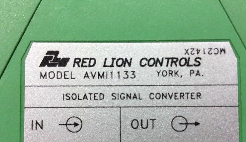 RED LION CONTROLS AVMI1133 Isolated Signal Converter.    3A