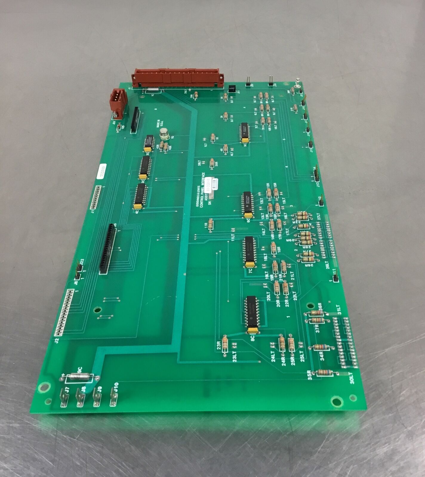 GIDDINGS & LEWIS CONTROL PANEL INTERFACE 810-21283-00    3E-6