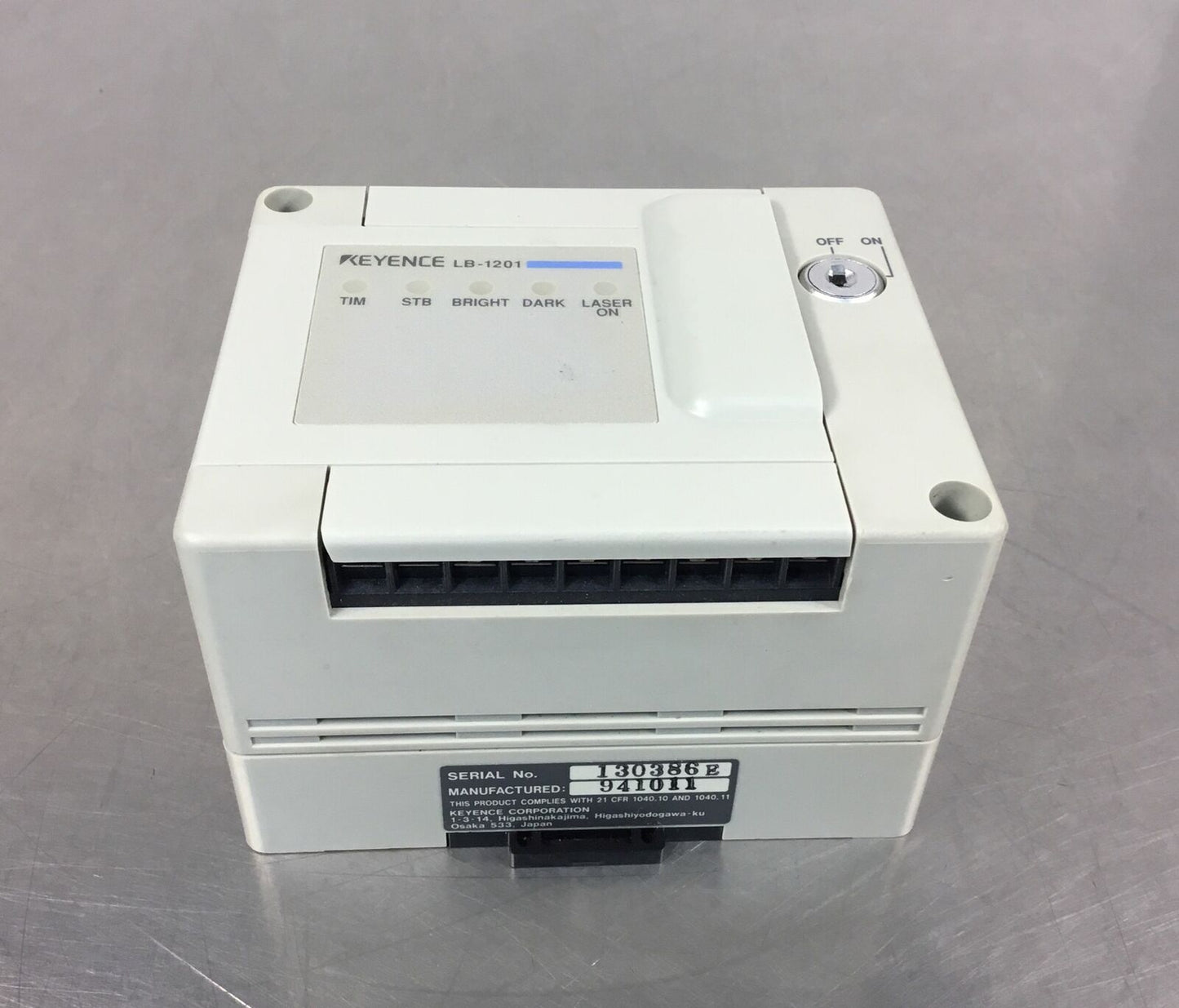 Keyence LB-1201 LB1201 Laser Sensor    3D-1