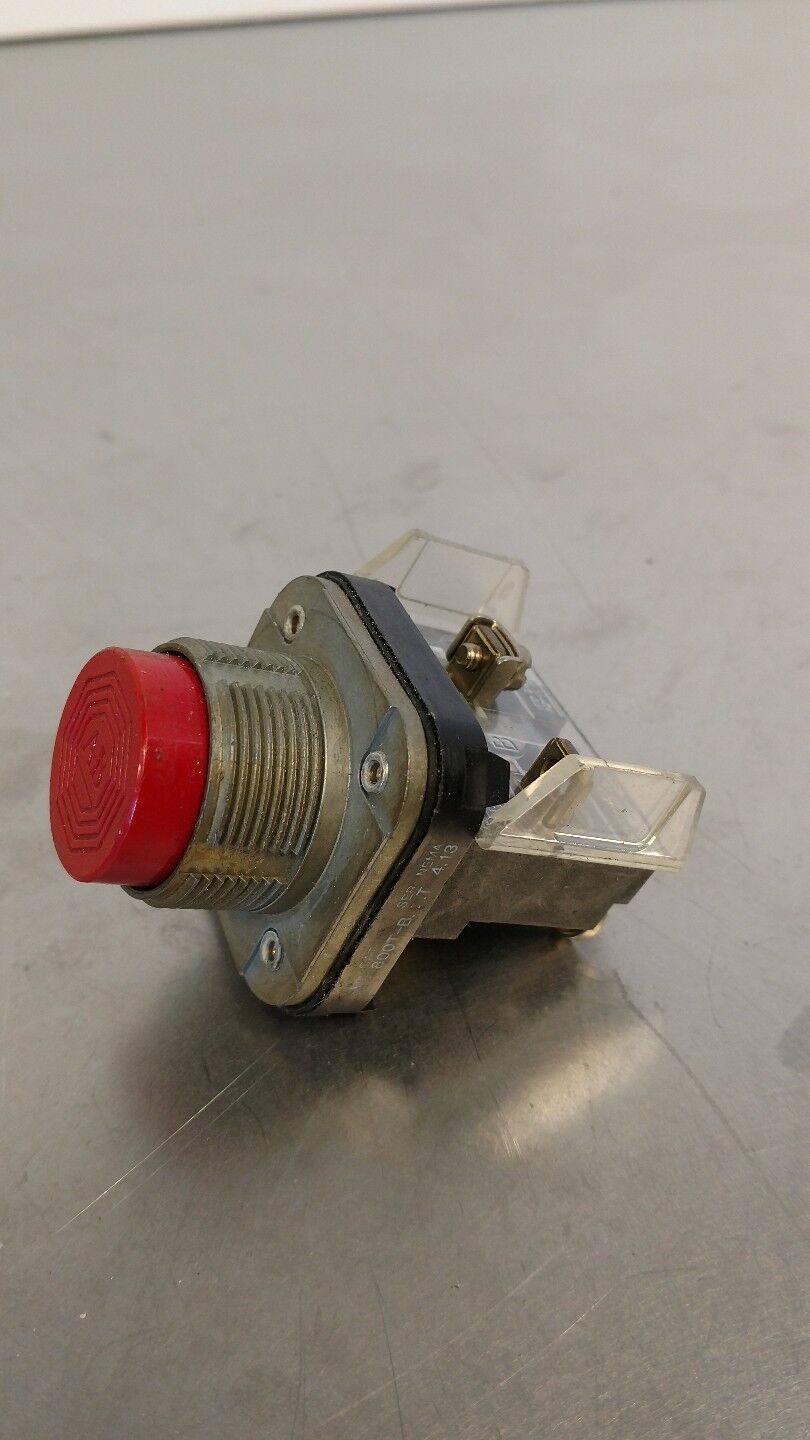 ALLEN BRADLEY Extended Round Red Push Button 800T-B Ser T 4A