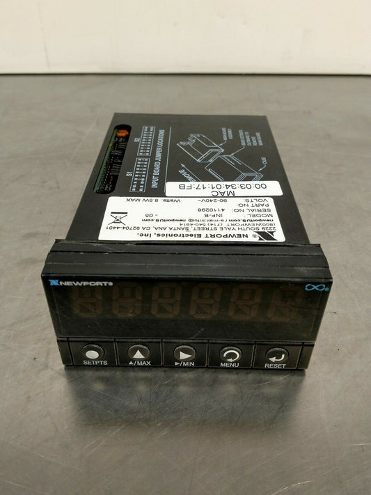 NEWPORT ELECTRONICS  INF-B  STRAIN PANEL METER 90-240V 50/60HZ 8.5W 2D