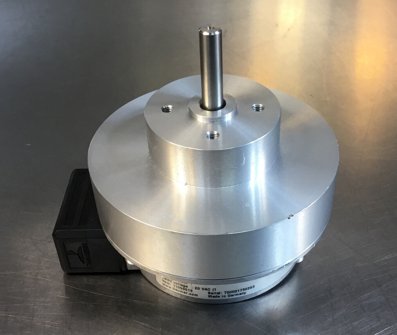 BAUMER ELECTRIC WTD 3 B10 KA Y12 1000 RPM 20 VAC Encoder WTD3B10KAY12 ...