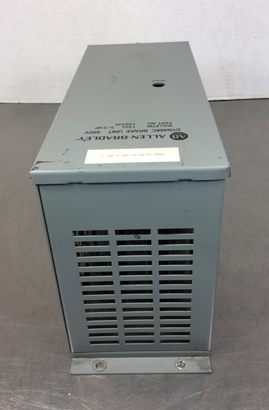 Allen Bradley 129039  3/5 HP Dynamic Brake Unit Bulletin 1333   1B