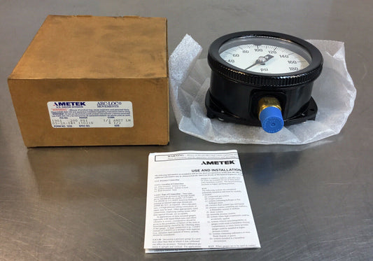 AMETEK  1901  /  150210  Pressure Gauge 0-200 PSI    3B-6