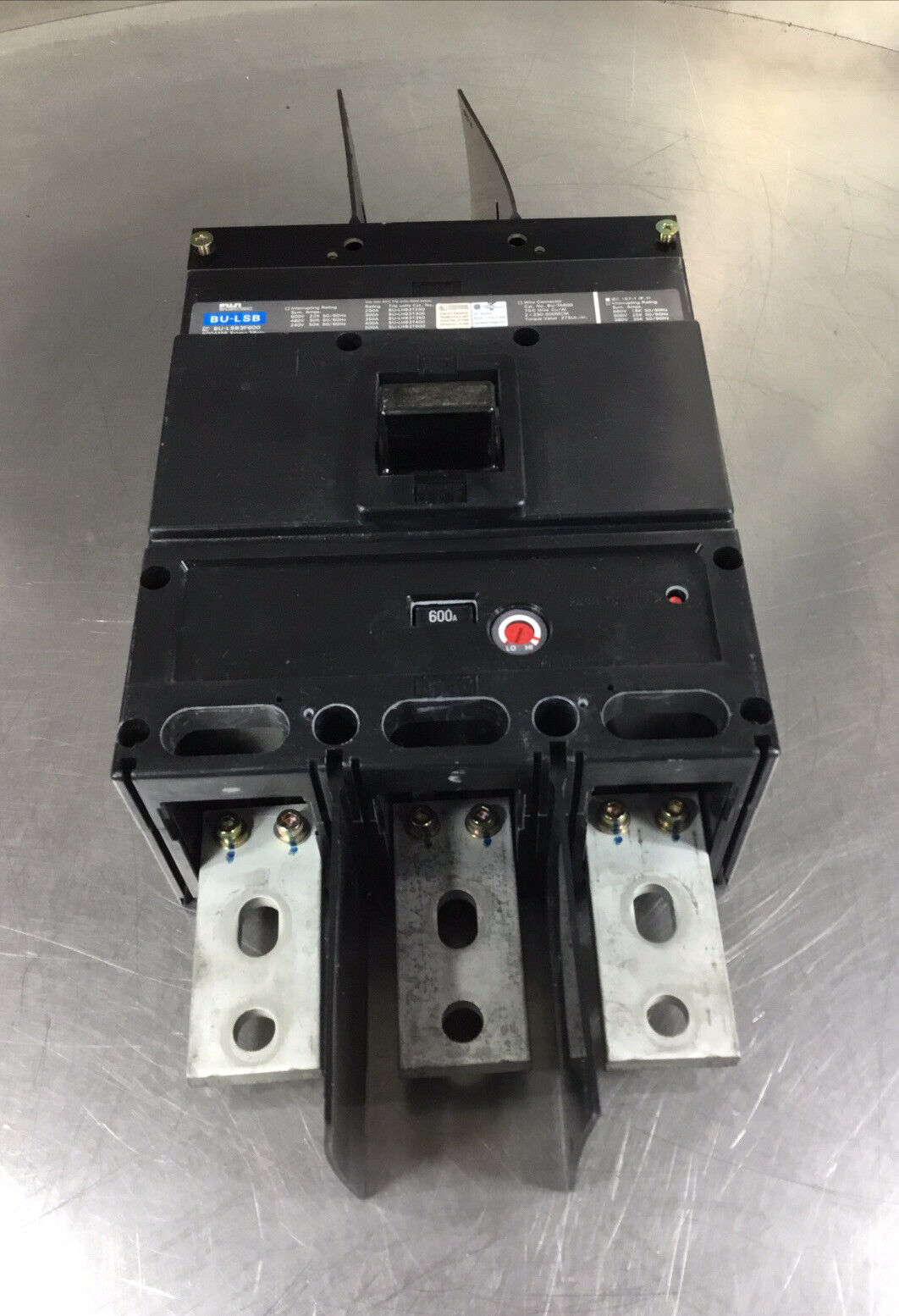 FUJI  BU-LSB3F600  CIRCUIT BREAKER 600A 600V 3 Pole        4F