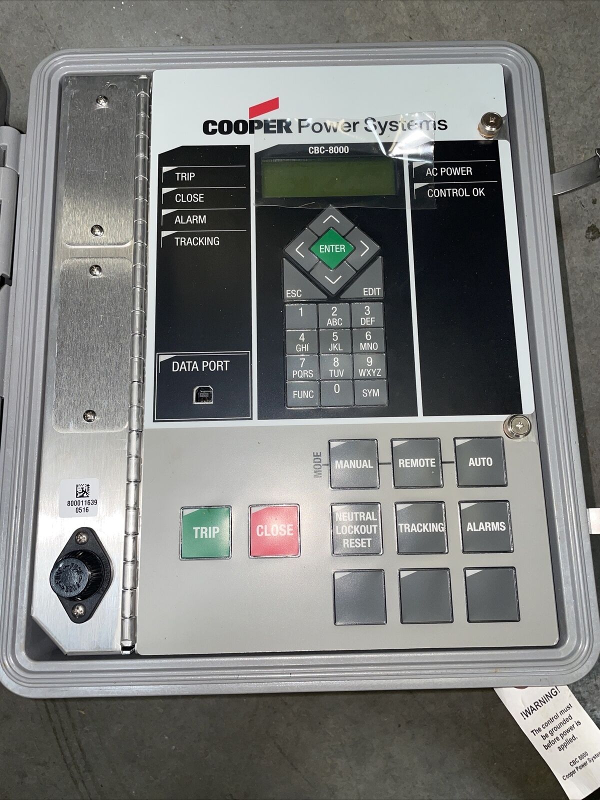 New Cooper Power Systems CBC8000 Capacitor Bank Control 1A Palmetto