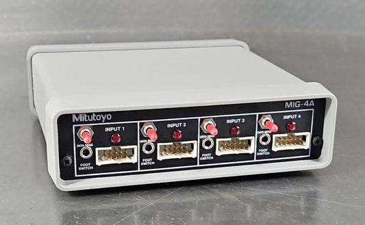 Mitutoyo MIG-4A, 982-548-10A, 4 Port Communication Coverter, 7-12VDC.   Loc3C-23