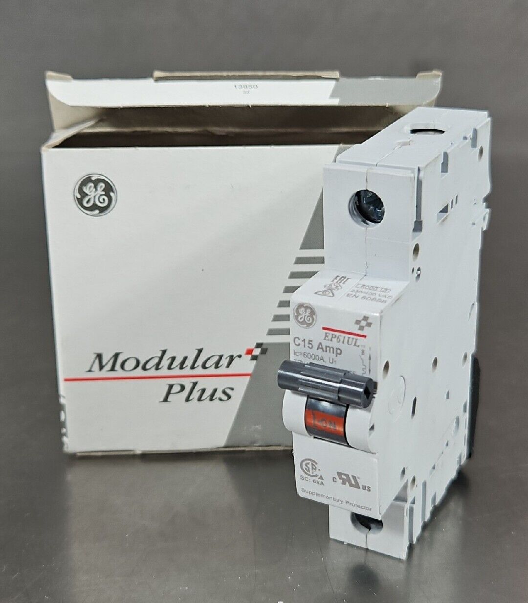 GENERAL ELECTRIC EP61ULC15 Modular Plus Circuit Breaker                 Loc 4E-4