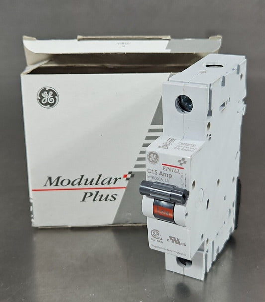 GENERAL ELECTRIC EP61ULC15 Modular Plus Circuit Breaker                 Loc 4E-4