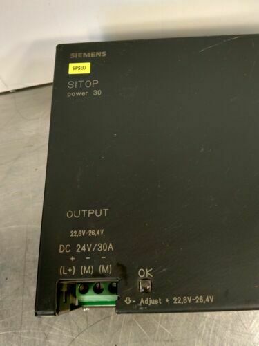 Siemens SITOP Power 30 24VDC 30A DC Power Supply 6EP1437-2BA00             BIN#6