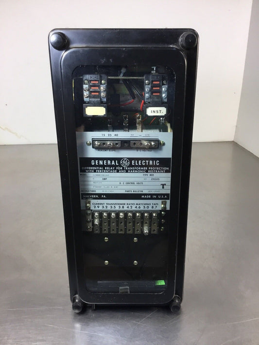 GENERAL ELECTRIC 12BDD15B16A Differential Protection Relay 5A 48/125V.  Loc.Wall