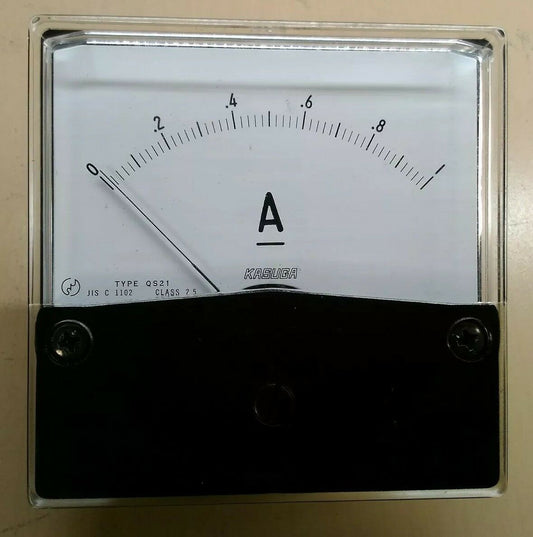 Kasuga QS21 JIS C 1102 CLASS: 2.5 PANEL MOUNT METER                           5D