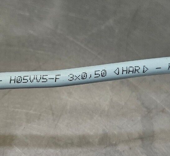 OLFLEX H05VV5-F FLEXIBLE CABLE 3xAWG20 - HARTING M20x15 - 29 Ft        Loc 5D-12