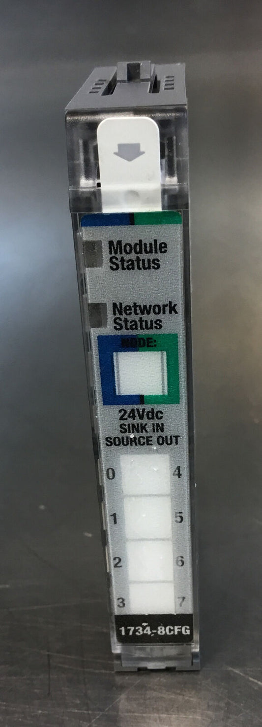 ALLEN BRADLEY  1734-8CFG /C  Sink In Source Out Module 24VDC  3E-17