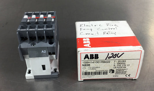 ABB  1SBH141001R8422  Relay Contactor 120V     4H