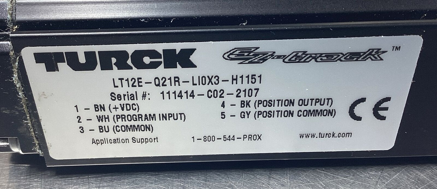TURCK  LT12E-Q21R-LI0X3-H1151  Linear Distance Transducer      5C-19