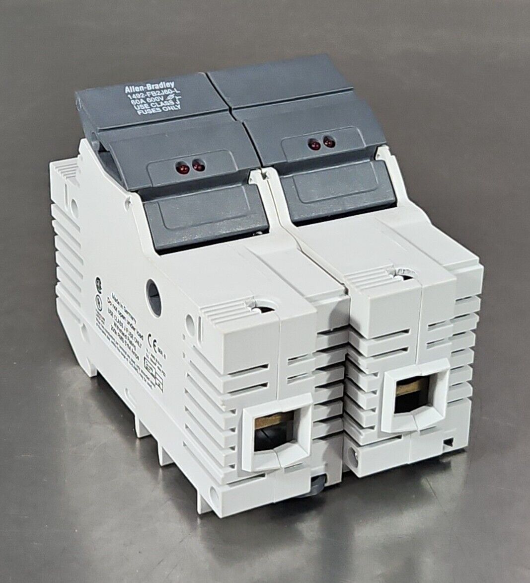 Allen Bradley 1492-FB2J60-L Fuse Holder Ser B. 600V, 60A. 2 Poles.        4D-18