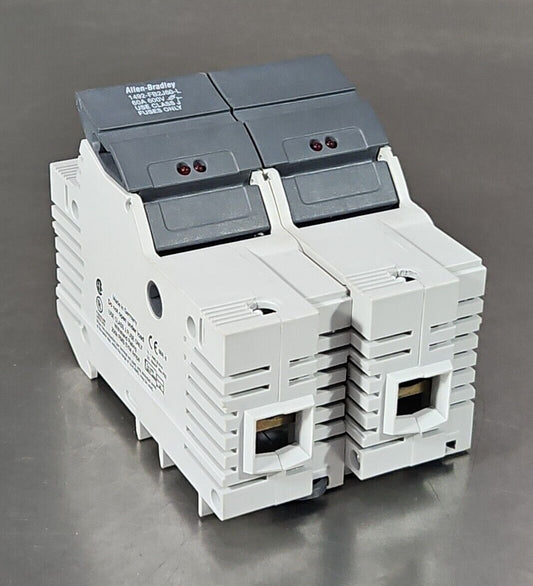 Allen Bradley 1492-FB2J60-L Fuse Holder Ser B. 600V, 60A. 2 Poles.        4D-18