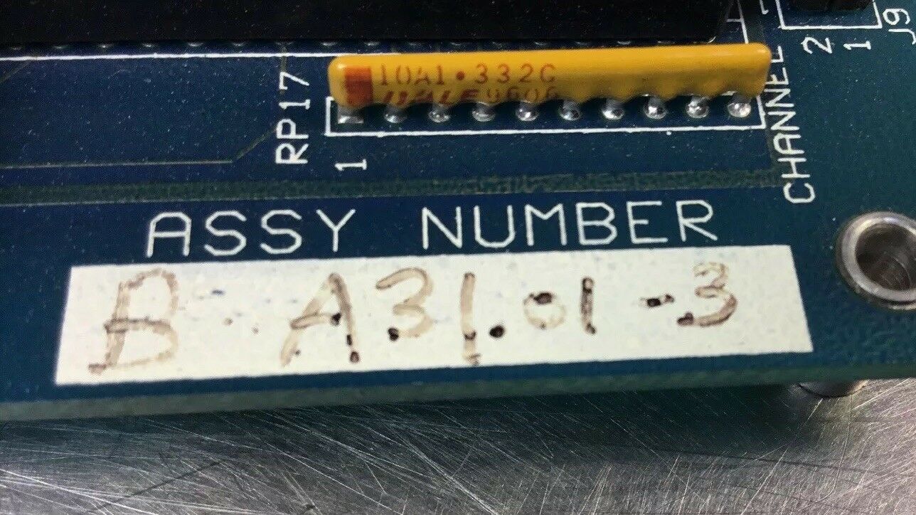 Facts Inc B-A31.01-3 PC Board Assembly                                      3E-3