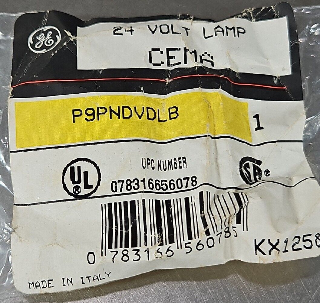 GE P9PNDVDLB 24V Lamp Module                                            Loc 4E-7