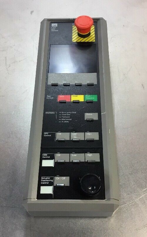 MTS Load Control Unit with Emergency Stop, Model 490.05C Assy# 515743-01B. 2B