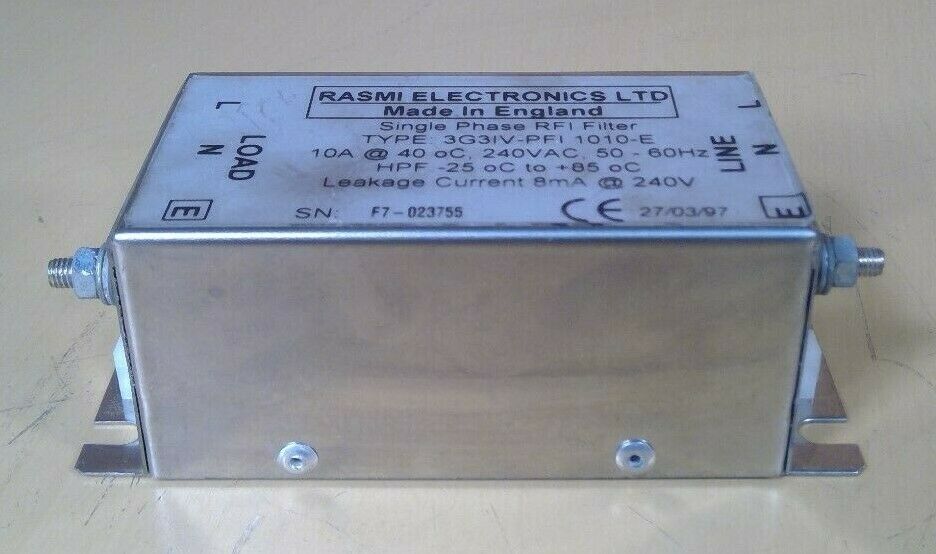 Rasmi Electronics 3G3IV-PFI 1010-E Single Phase RFI Filter                    6E