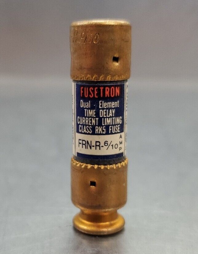 Bussman FUSETRON FRN-R-6/10 FUSE - 250VAC.                              4D-BOX#2