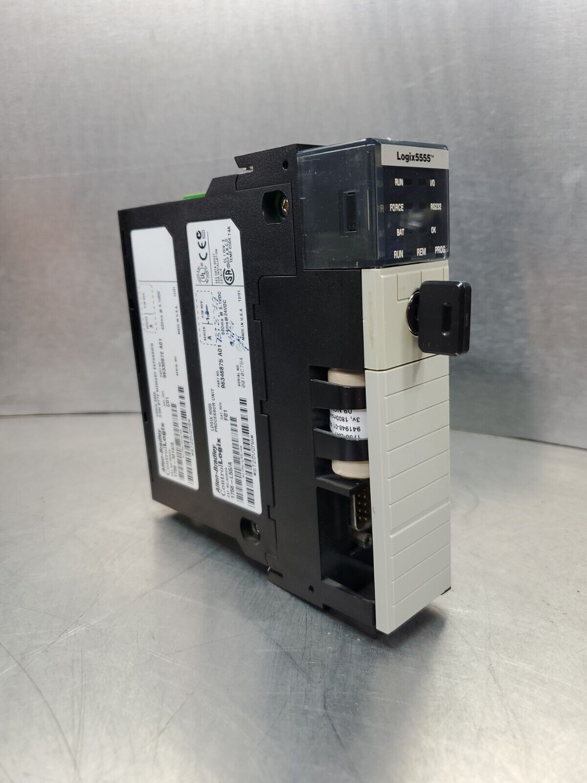 Allen-Bradley 1756-L55/A Logix Processor Unit w/1756-M14/A Exp. Module.    3C-18
