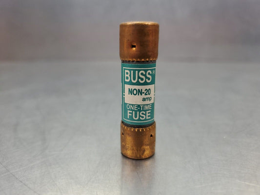 Bussmann NON-20 One-Time Fuse, 250VAC 20AMP.                            4D-BOX#4