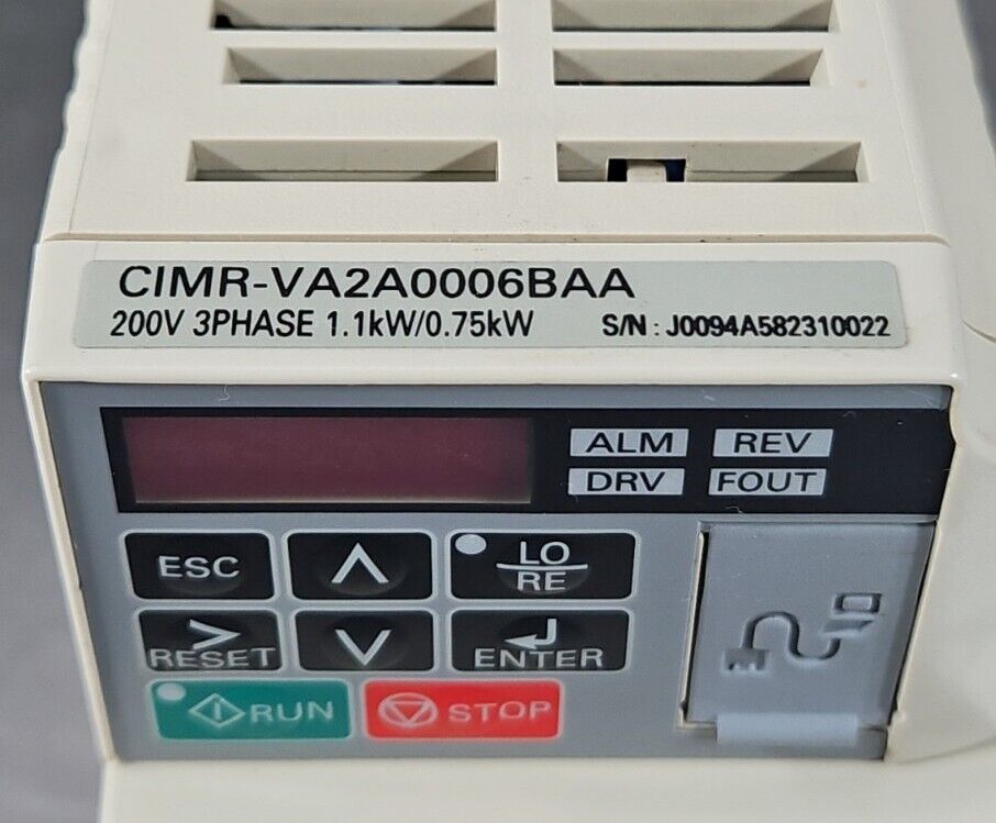 Yaskawa CIMR-VA2A0006BAA Inverter - PRG: 1016.                             1B-13