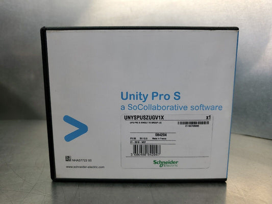 SCHNEIDER ELECTRIC UNYSPUSZUGV1X UPG PRO S SINGLE TO GROUP LISCENCE.       3D-12