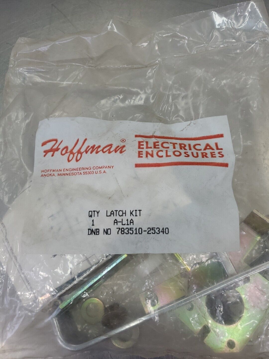 Hoffman 783510-25340 Enclosure Latch Kit.                                  4E-32