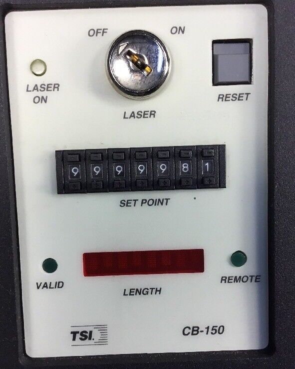 TSI Inc. Laser Speed Model 240150 Length & Speed Gauge 100mW peak 650-810 WL. 1F